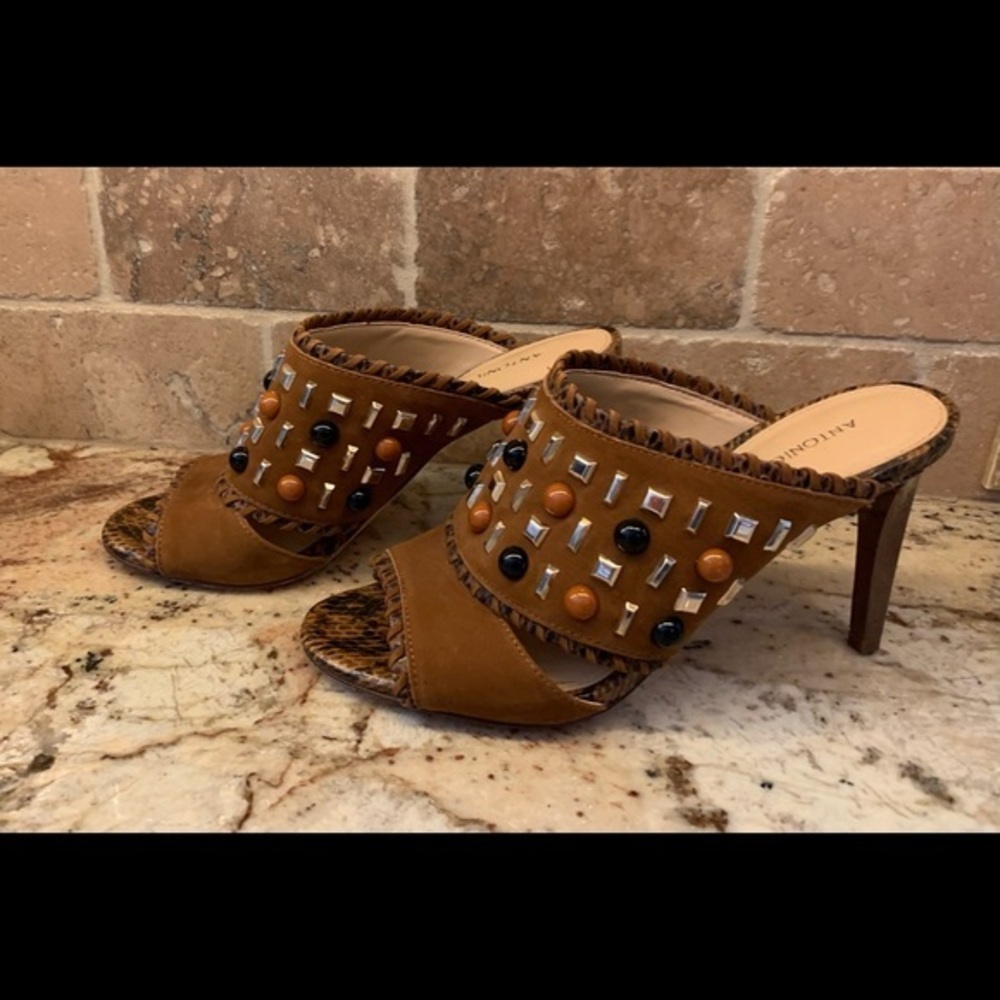 Antonio Melani Studded Mules -6.5M
